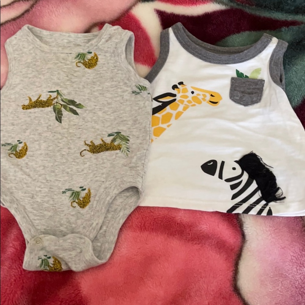 Onesie and tank top